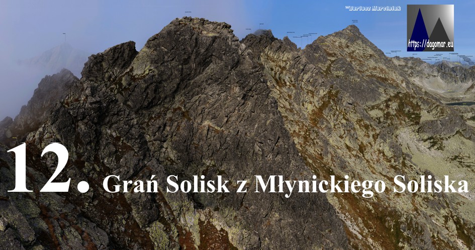 Grań Solisk z Młynickiego Soliska